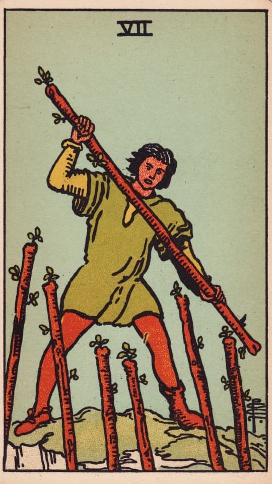 Seven of Wands
