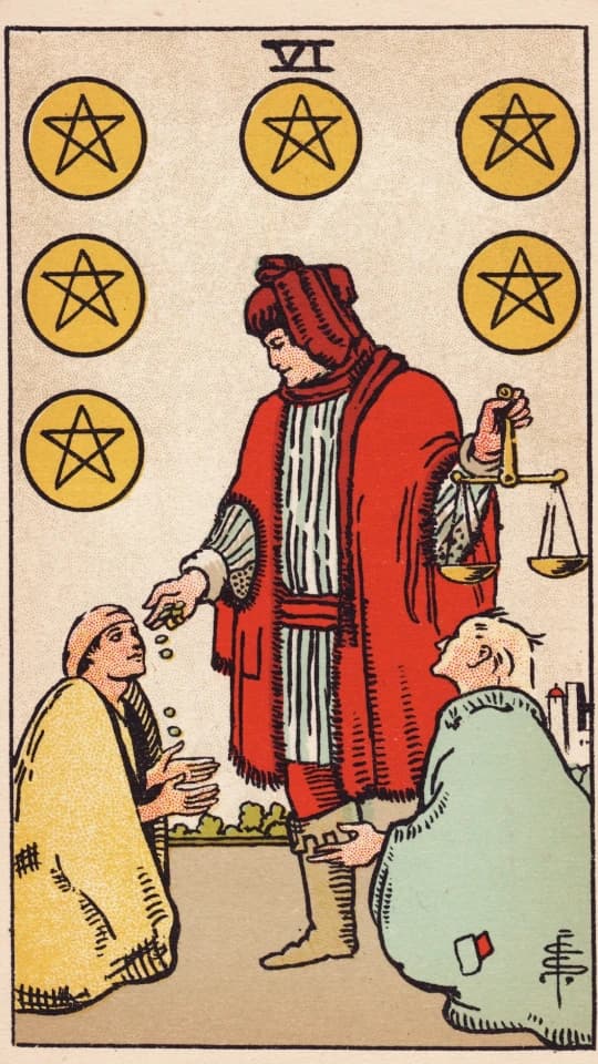 Six of Pentacles